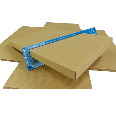 25 x Maximum Size Amazon FBA 'Standard Envelope' PIP Cardboard Boxes 33x23x2.5cm (AM1)